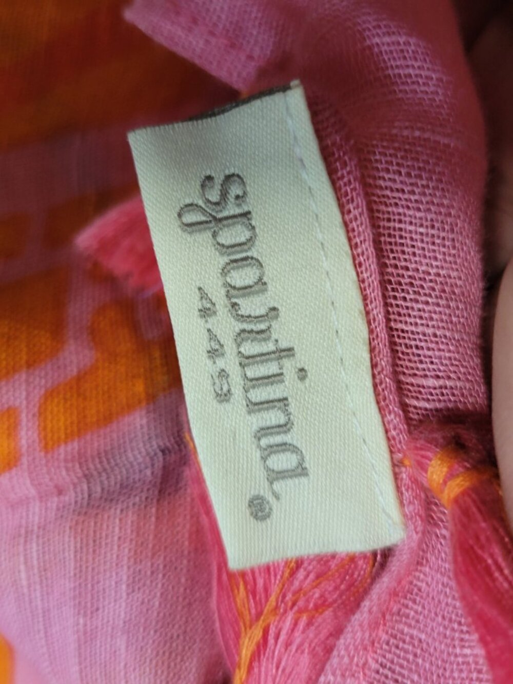 Spartina 449 Summer tassel Sarong or Scarf - Picture 3 of 4